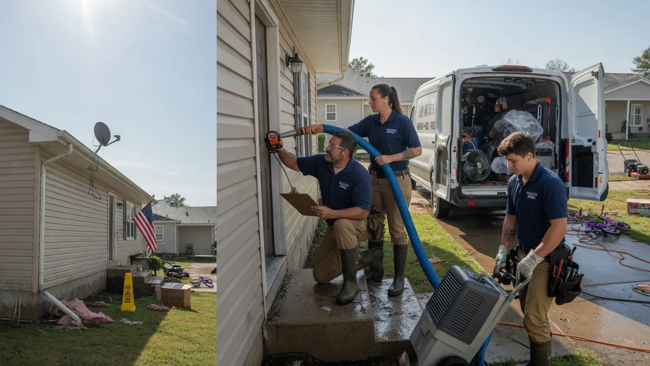 Ceiling Water Damage Restoration in Orr, MN near me